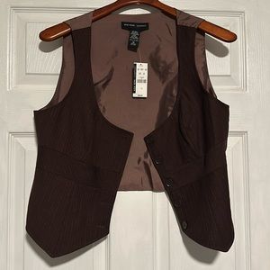 Super cute brown vest